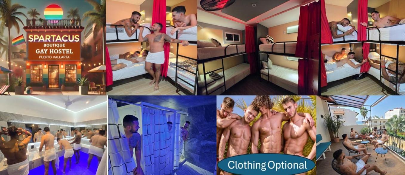 Spartacus Hostel Boutique For Men Puerto Vallarta Exteriér fotografie