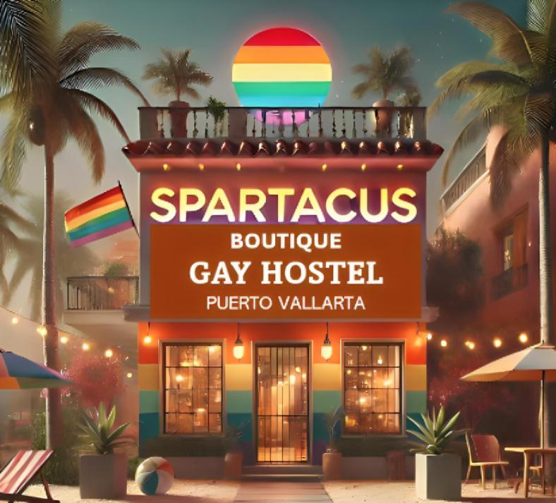 Spartacus Hostel Boutique For Men Puerto Vallarta Exteriér fotografie